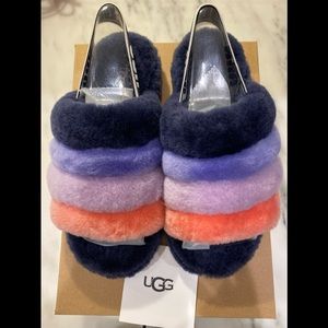 UGG Fluff Yeah Slides Ladies Size 7 New In Box